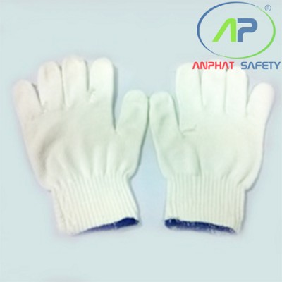Găng tay Poly (Trắng) cổ ngắn (K7) 80g